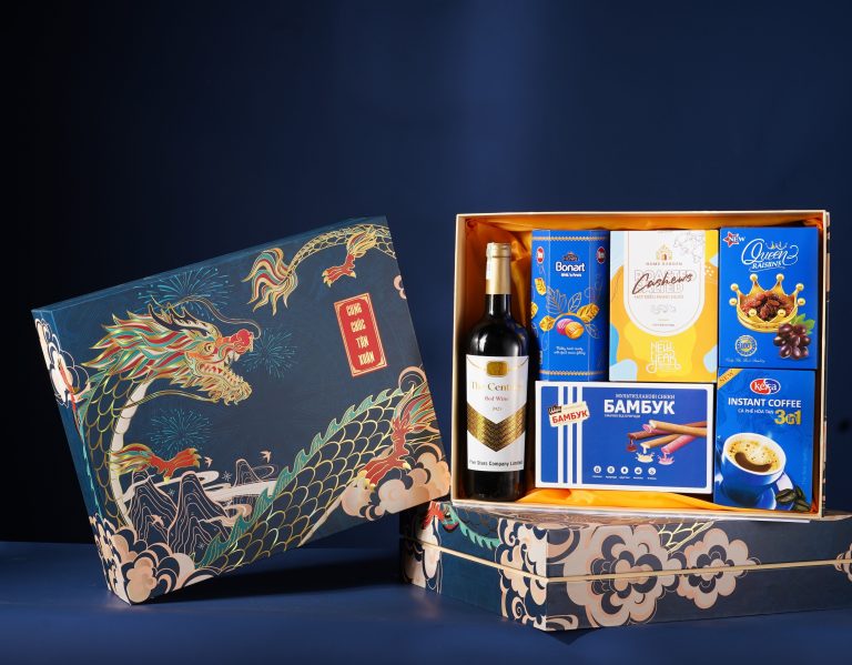 set quà rượu Vân Long tài lộc