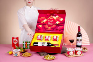 set quà rượu Tết Vinh hoa